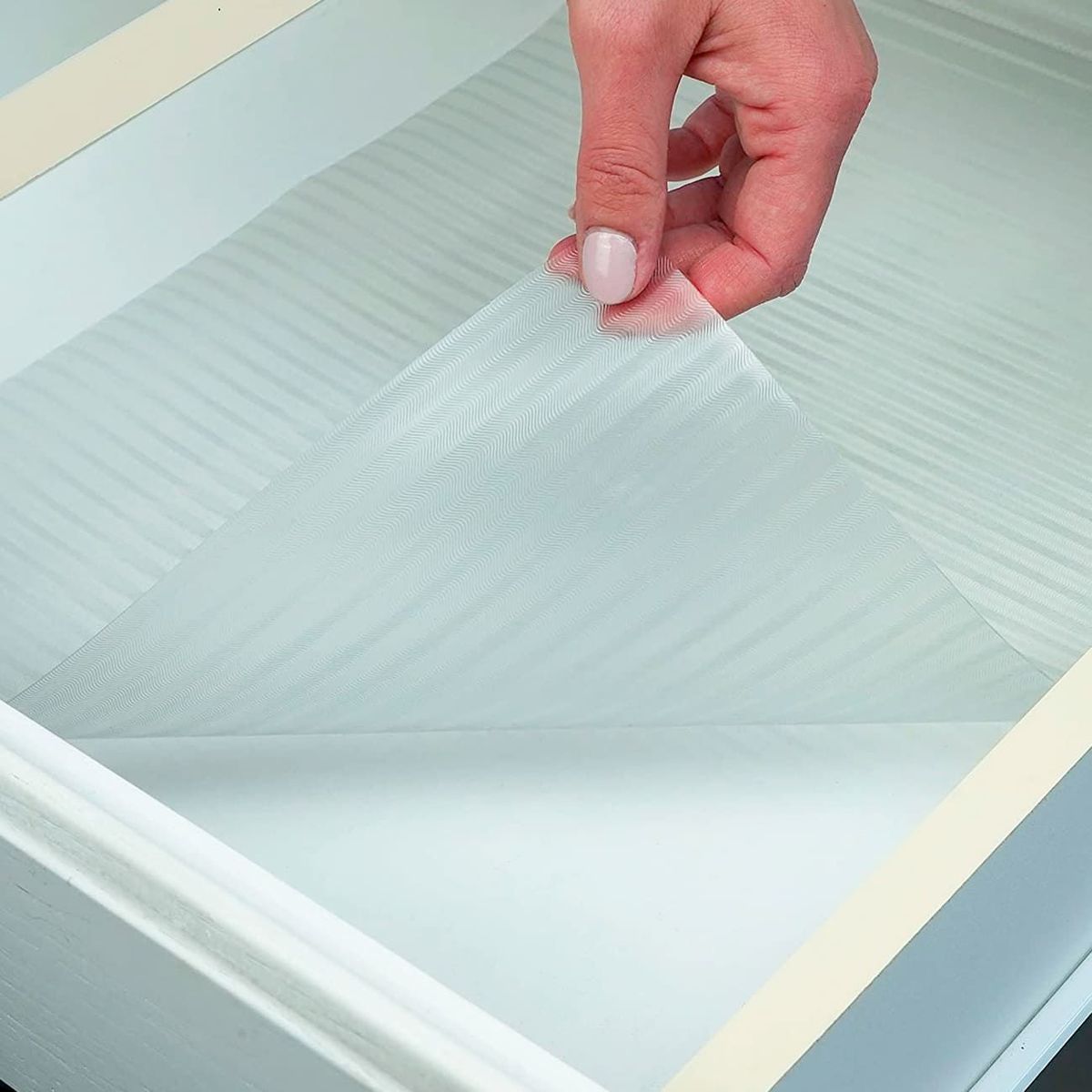 CONTACT - Cobertor No Adhesivo Zig-Zag Transparente 50.8 x 150 cm.