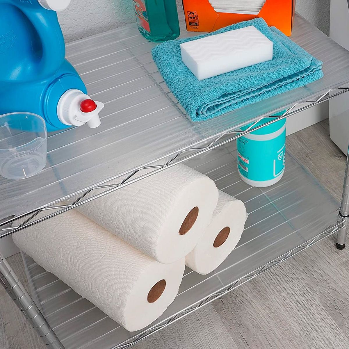 CONTACT - Cobertor No Adhesivo Zig-Zag Transparente 50.8 x 150 cm.