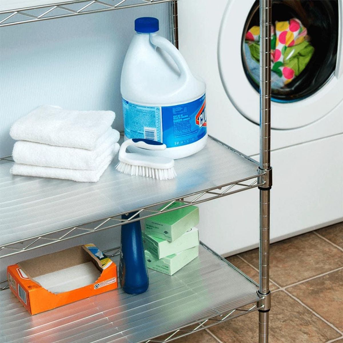 CONTACT - Cobertor Premium No Adhesivo  Acanalado Transparente 30.4 x 180 cm