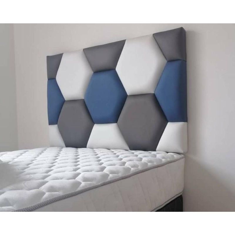 GENERICO - Cabecera Box Weymi 1.5 Plazas Cocos - Multicolor