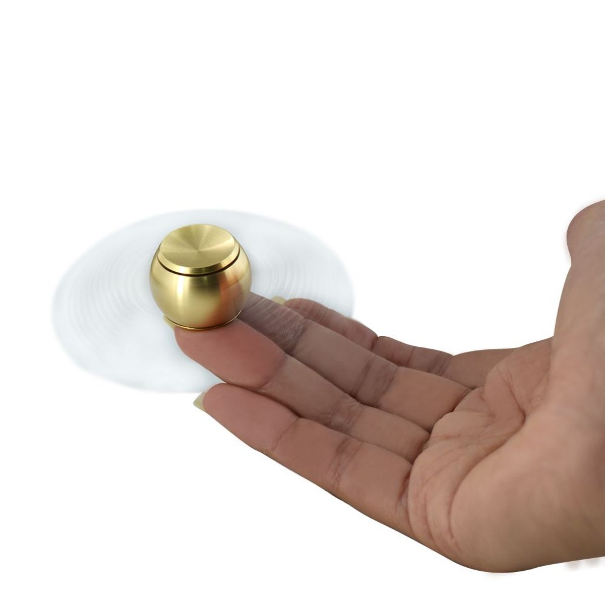 GENERICO - Spinner Hand Fidget Juguete Mano Anti Estrés Snitch Metal