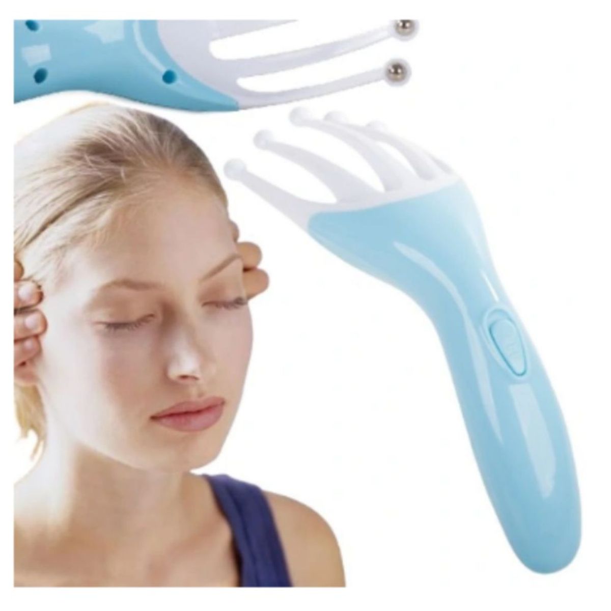 GENERICO - Masajeador de Cabeza con Vibración Anti-estres Migraña