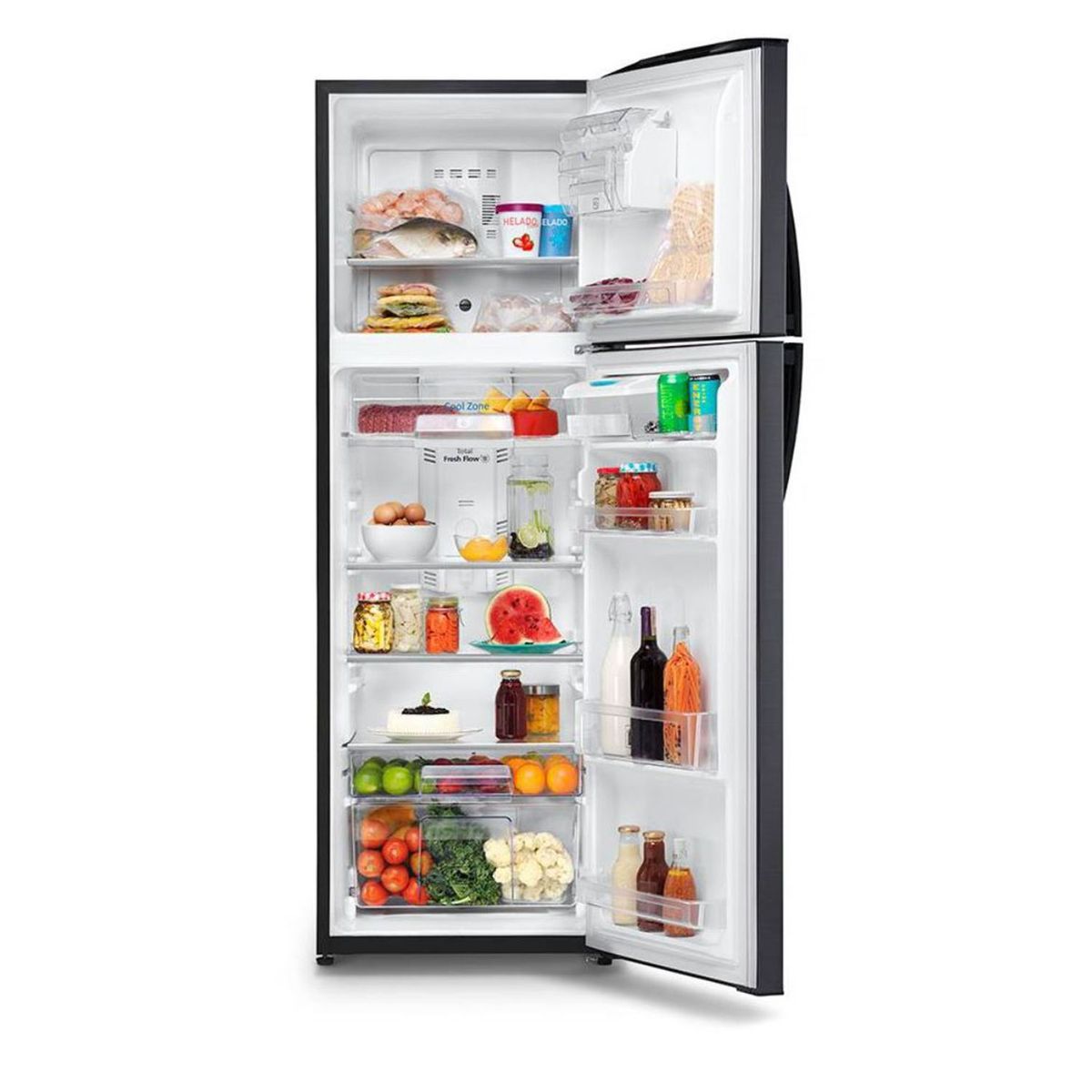 MABE - Refrigeradora MABE RMA310FZPC 300 Litros Black Steel