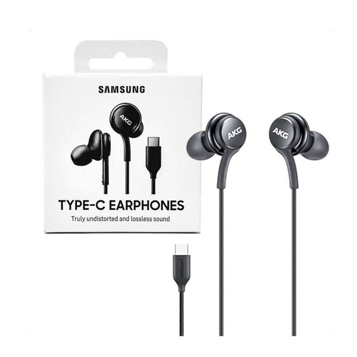 SAMSUNG - Audifono Samsung AKG Tipo C - Negro - Original