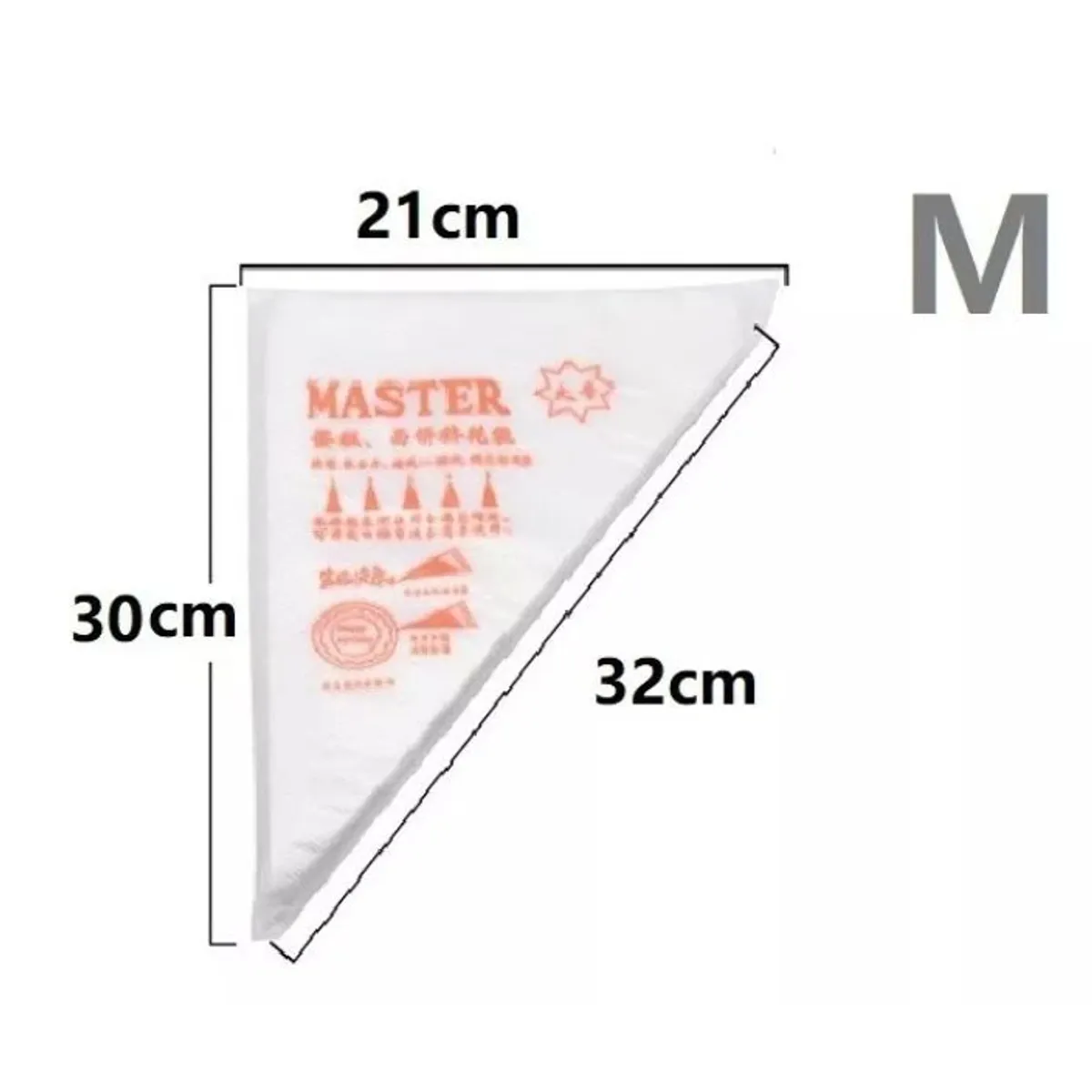 GENERICO - Bolsas de repostería desechables de 100 unidades