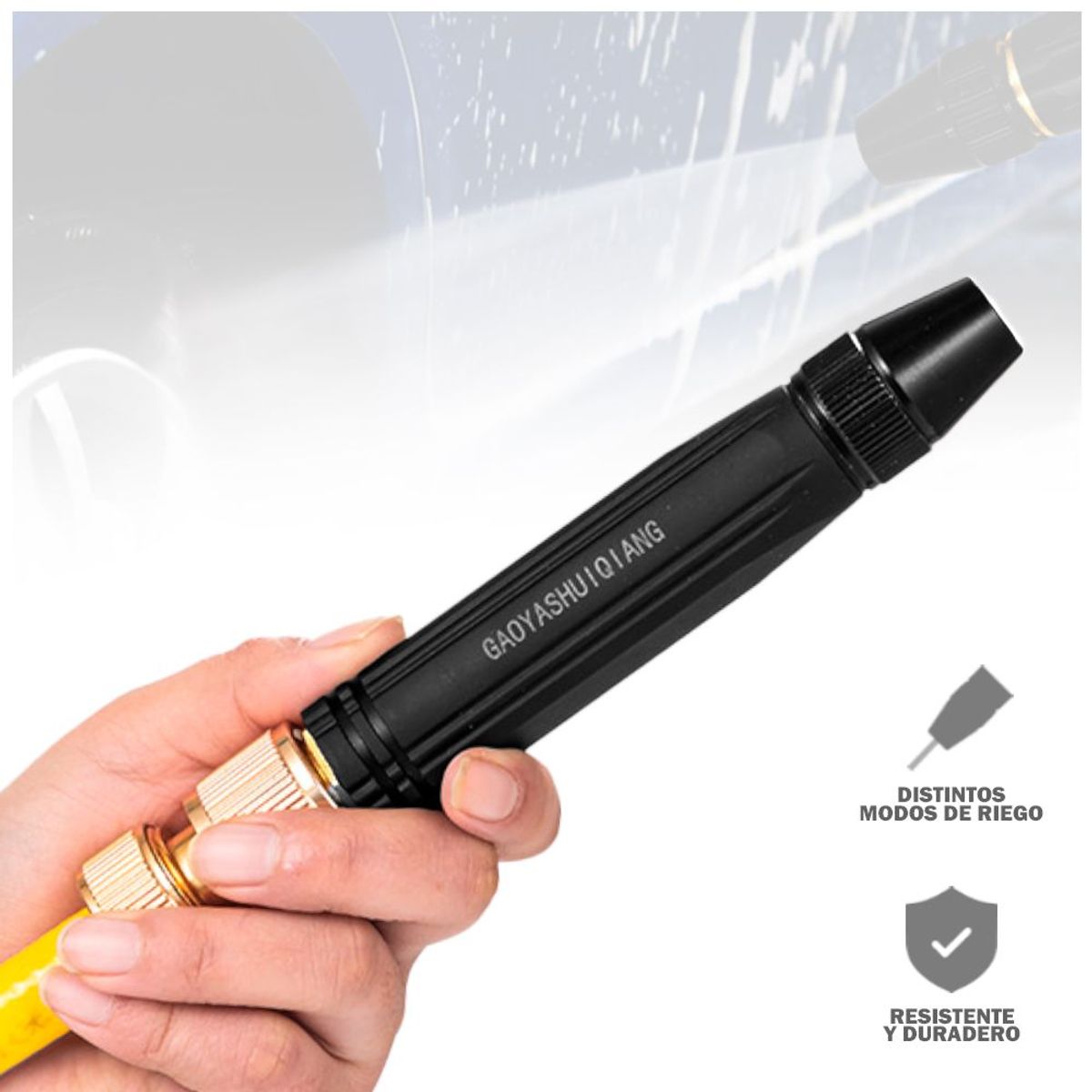 SASHIJA - Boquilla Pulverizador de Agua Regulable para Manguera N51