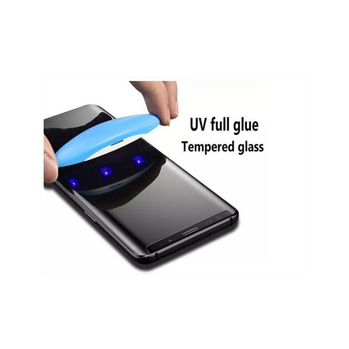 GENERICO - Vidrio Templado UV para Samsung Note 10 Mica Full Pegamento