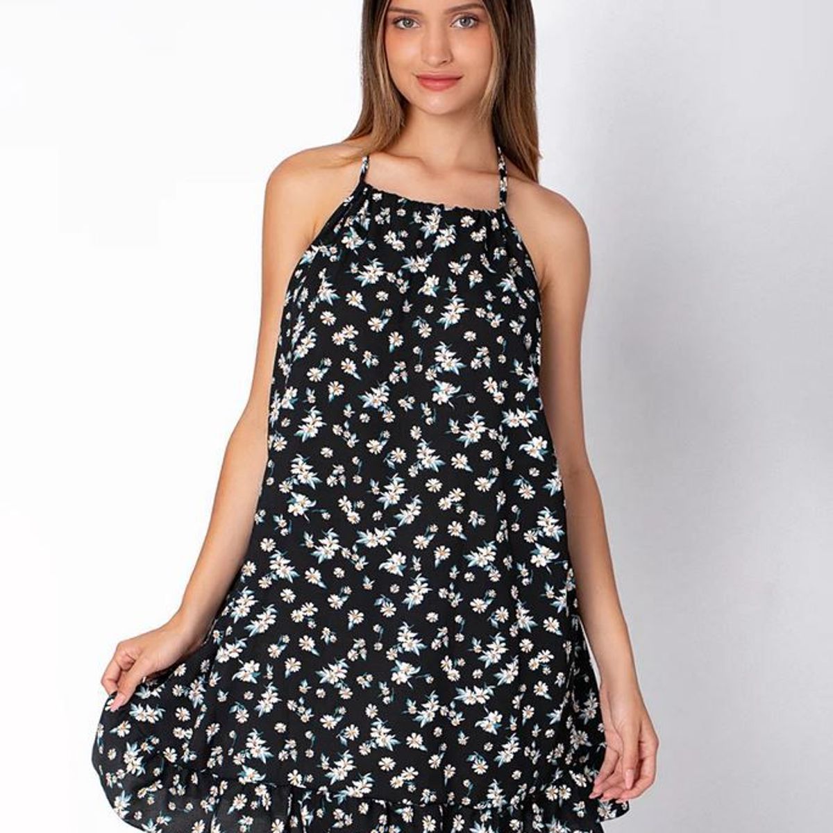 NEBULA - Vestido Vanna - Nébula - Negro