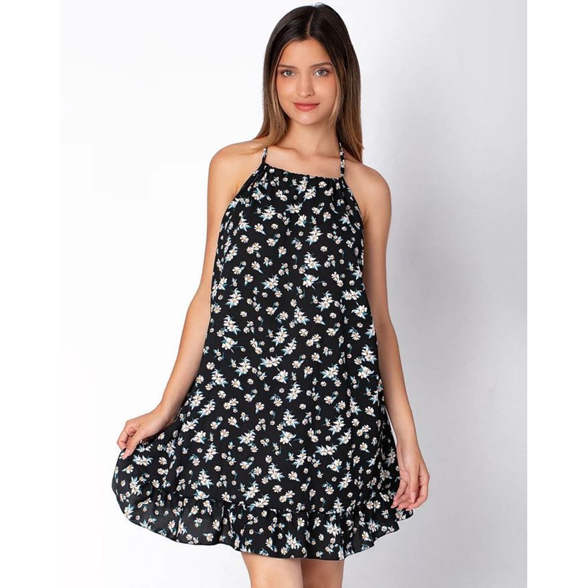 NEBULA - Vestido Vanna - Nébula - Negro