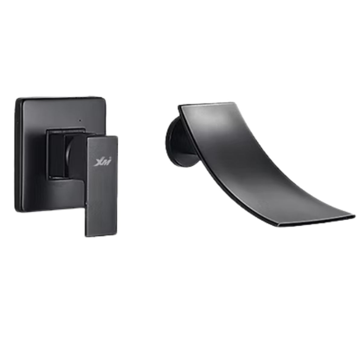 XM - MEZCLADORA DE LAVATORIO CASCADA NEGRO M7001