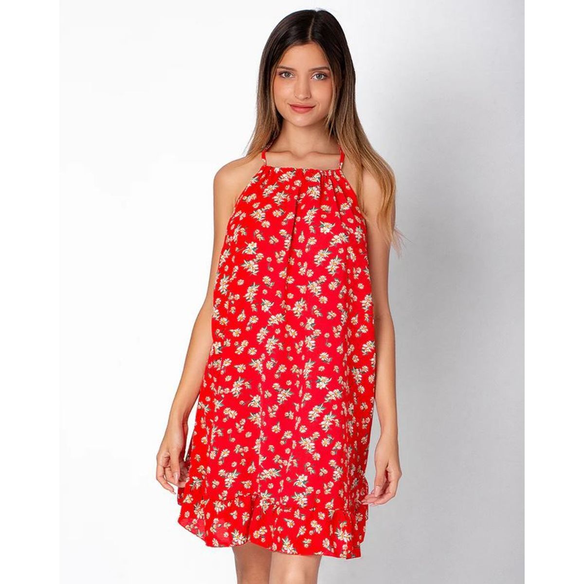 NEBULA - Vestido Vanna - Nébula - Rojo