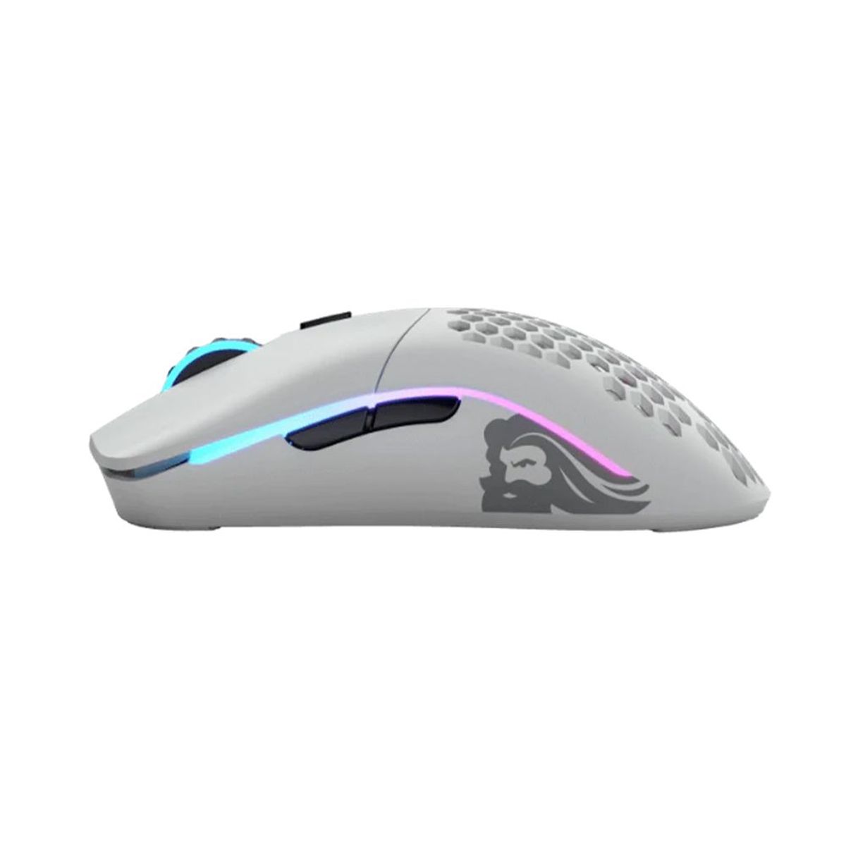 GLORIOUS PC GAMING RACE - Mouse Gamer Inalámbrico Glorious Model O Blanco Mate