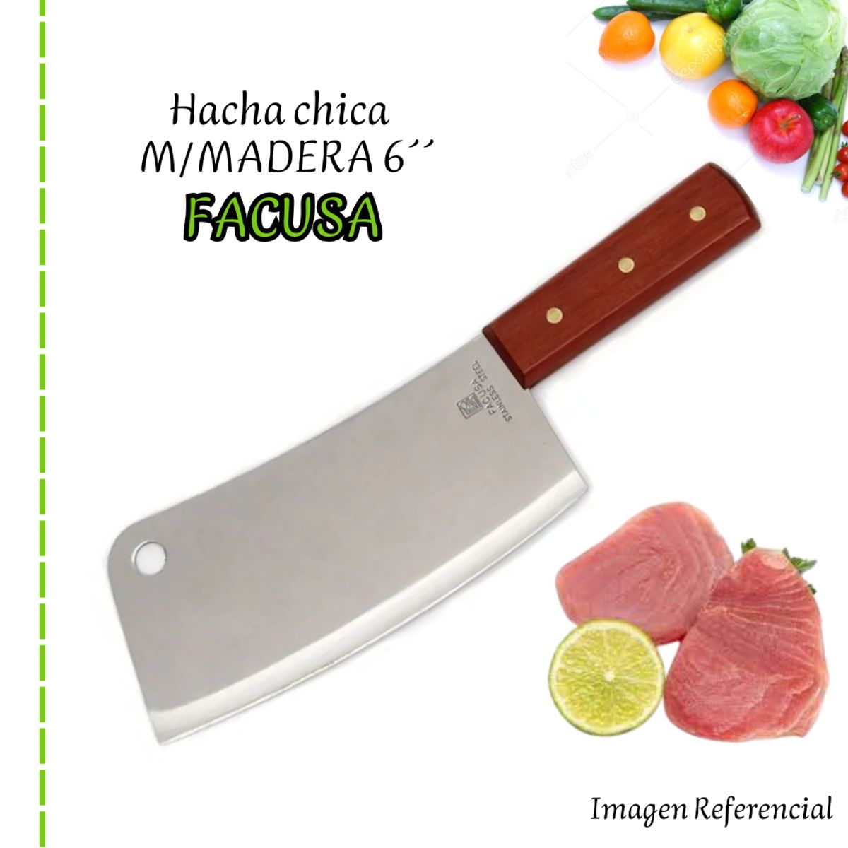 FACUSA - Hacha Chica FACUSA M MADERA 6´´