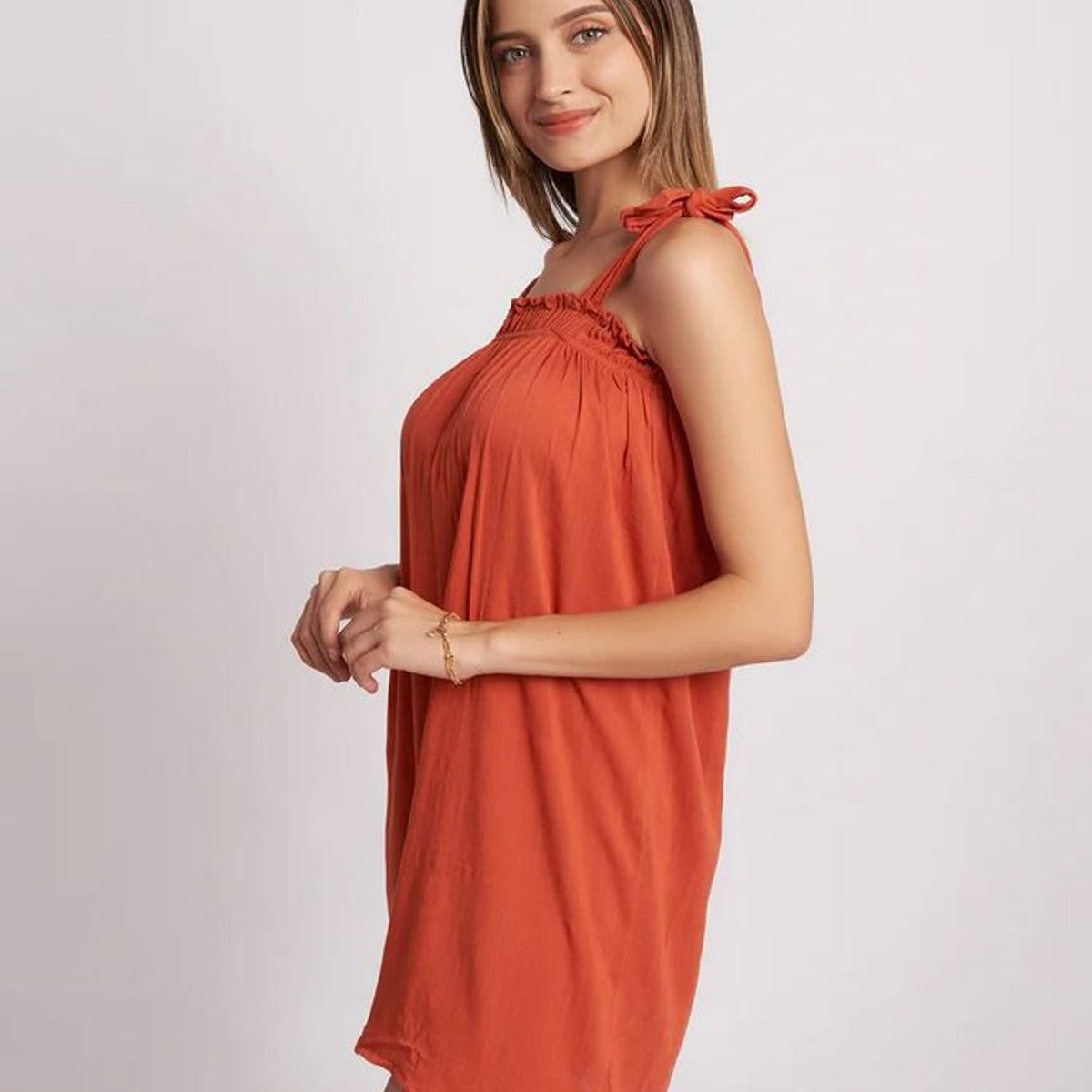 NEBULA - Vestido Elaya - Nébula - Ladrillo