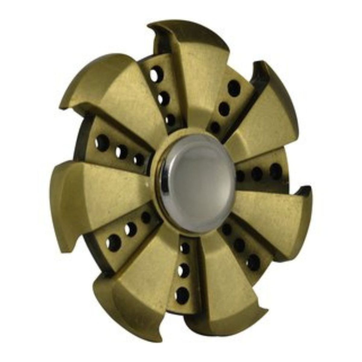 GENERICO - Spinner Hand Fidget  Anti Estrés Rueda Guerra Metal