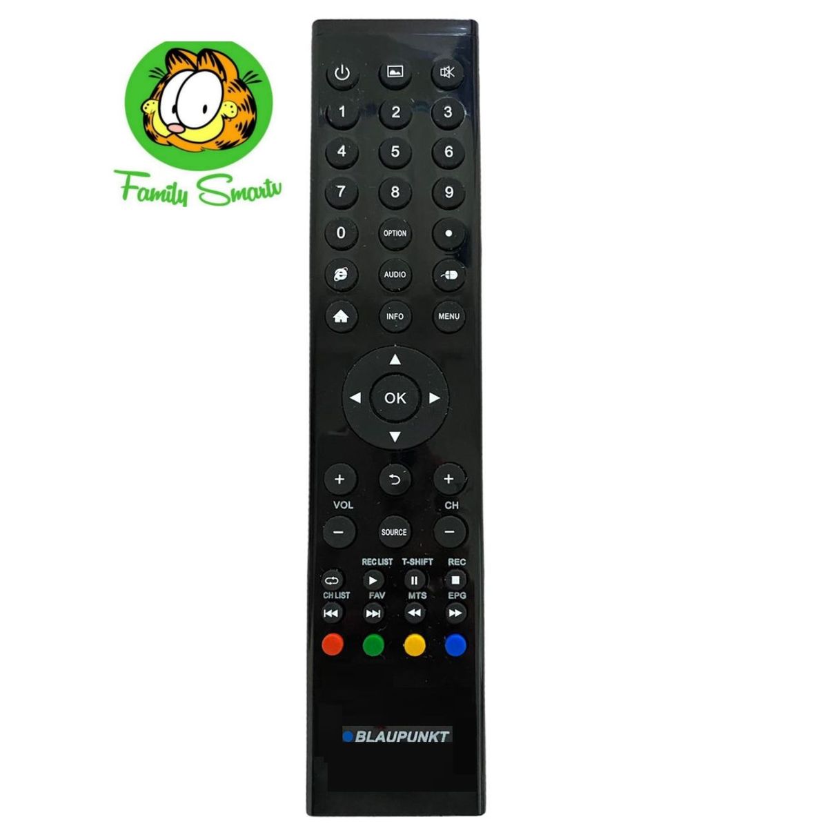 GENERICO - Control Remoto Smart P Blaupunkt Negro Botones