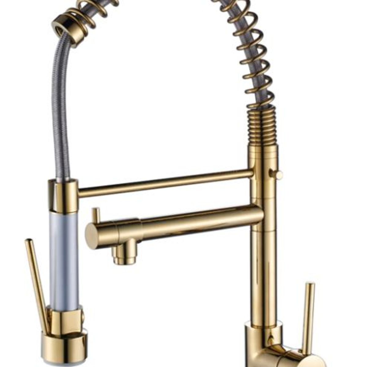 IMPORTADO MC - GRIFERIA  MEZCLADORA  DORADO MONOCOMANDO DOBLE SALIDA DE AGUA