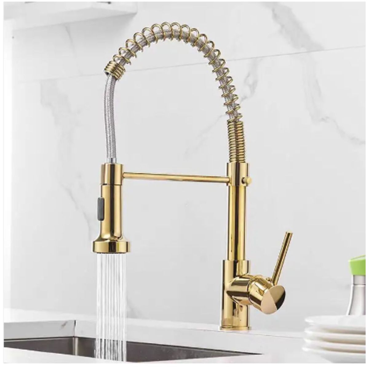 IMPORTADO MC - GRIFERIA  MEZCLADORA  MONOCOMANDO  DE COCINA DORADO