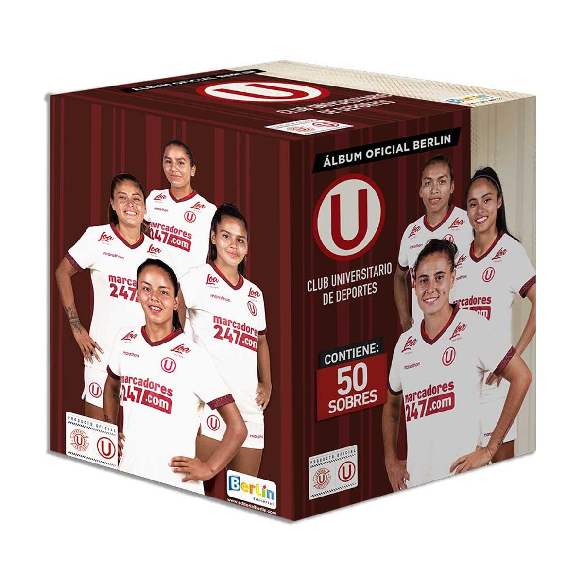 EDITORIAL BERLIN - Club Universitario de Deportes 2023, 1 Cajita (50 Sobres)