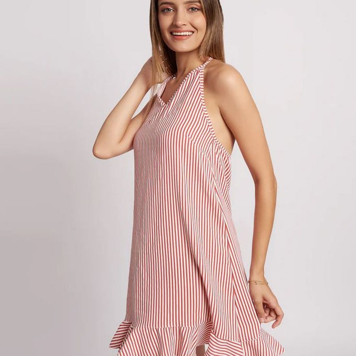 NEBULA - Vestido Kristell - Nébula - Coral