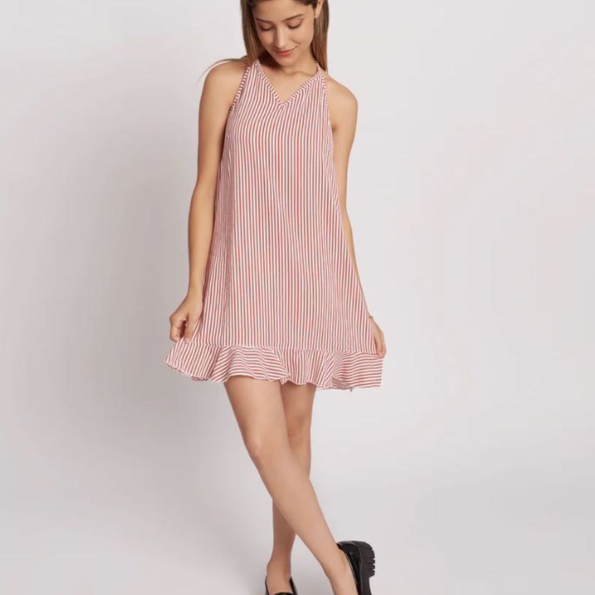 NEBULA - Vestido Kristell - Nébula - Coral