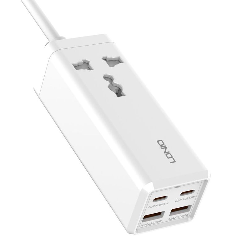 LDNIO - Cargador de smartphone usb tipo C y tomacorriente LDNIO