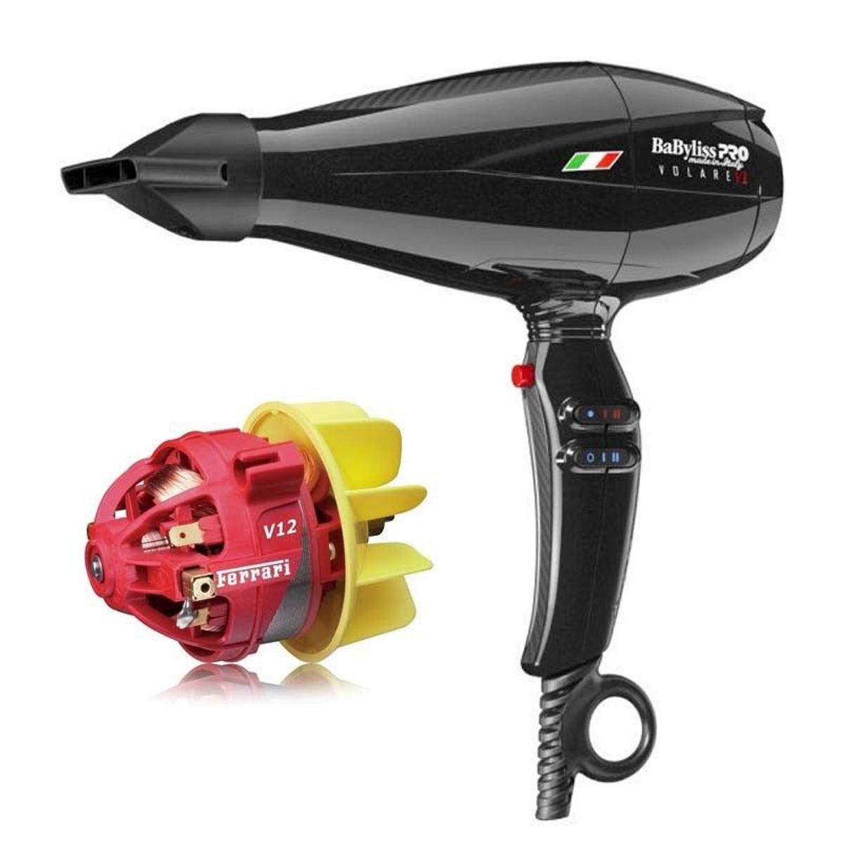 BABYLISS PRO - Secadora Profesional de 2000W Volare V1 Babyliss Pro