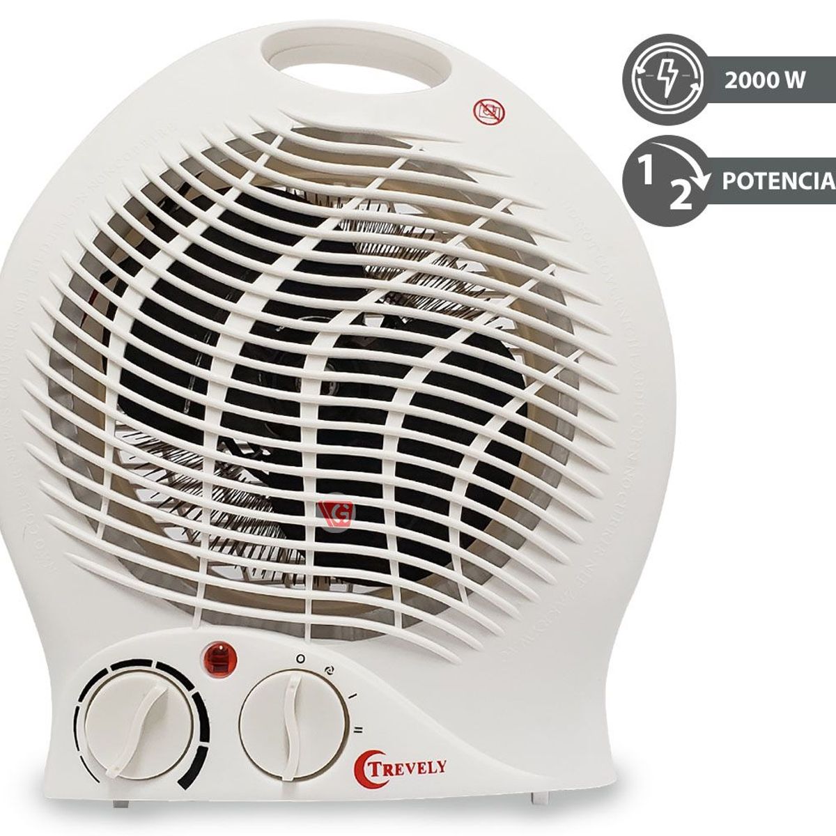 TREVELY - Termoventilador Portátil Trevely TCH-06 2000W