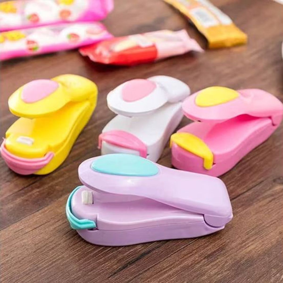 GENERICO - SELLADOR DE BOLSA PORTÁTIL IMANTADA MINI MÁQUINA - MULTICOLOR
