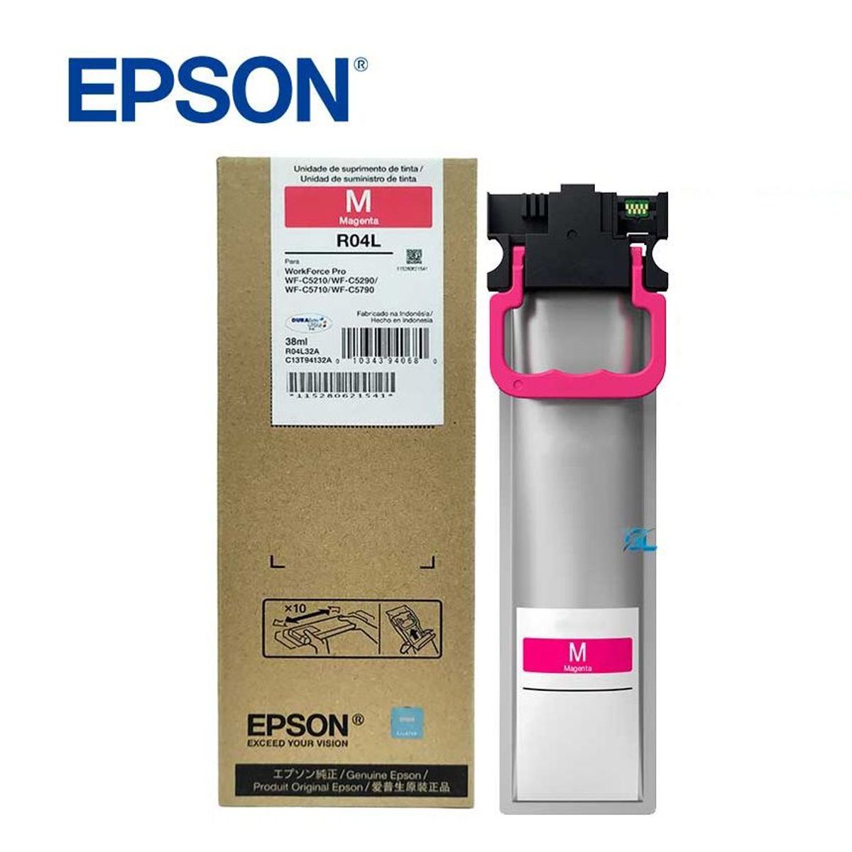 EPSON - TINTA EPSON T941320 WF-C5210-C5290-C5710-C5790 R04L-MAGENTA