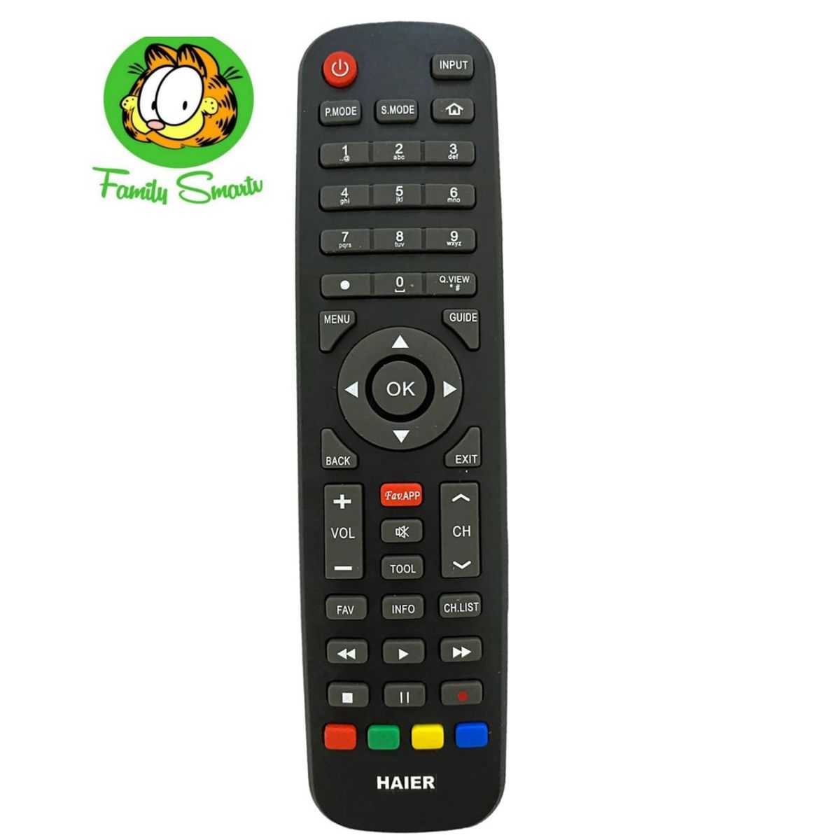 UNIVERSAL - Control Remoto Para Tv Smart Haier Nuevo Modelo  Pilas
