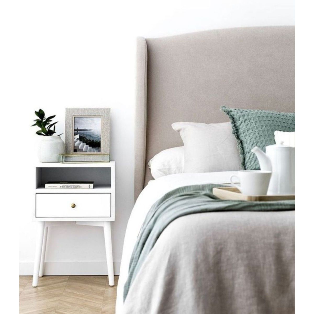 GENERICO - Cabecera Box Weymi 2 Plazas Plano - Beige