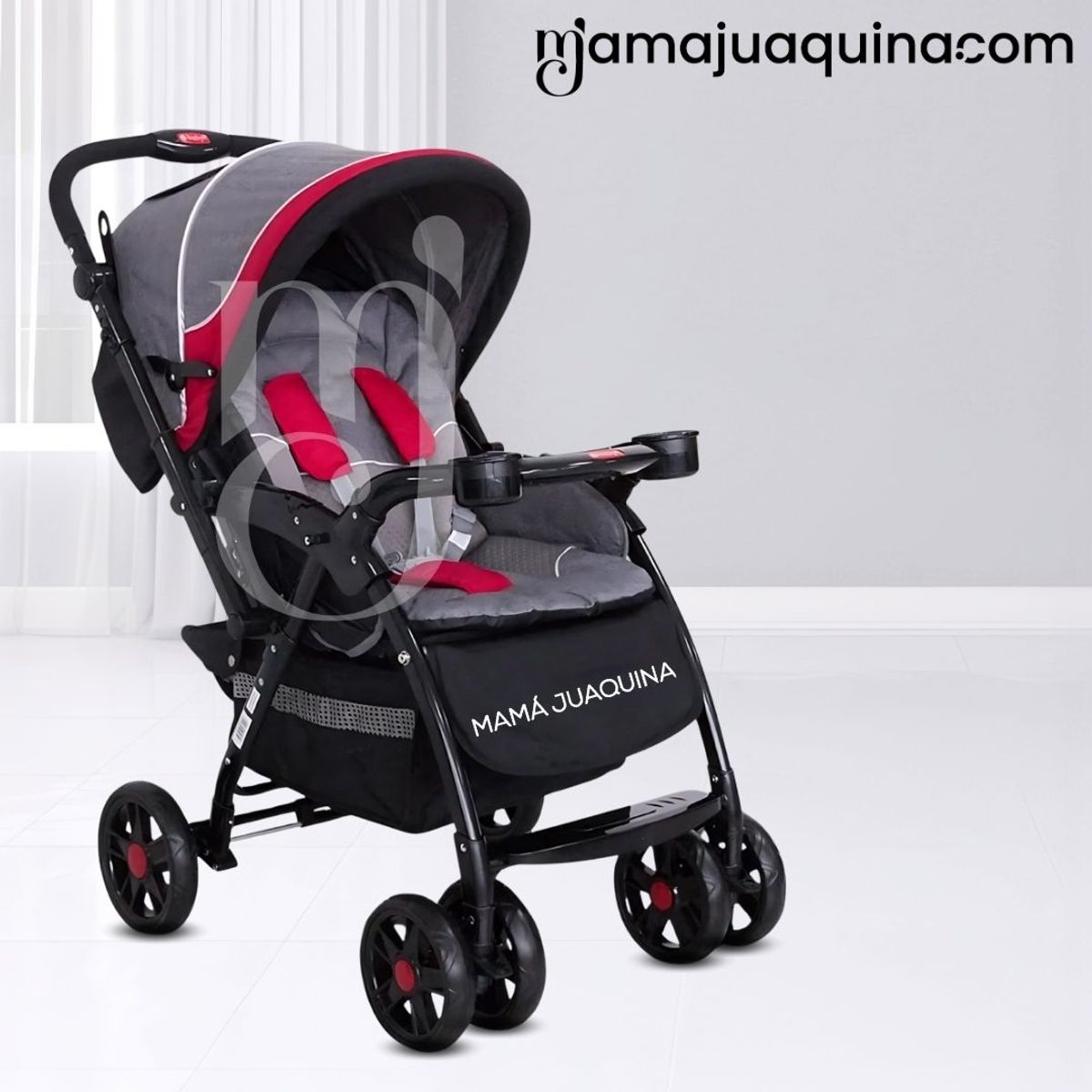 EBABY - Coche Cuna De Lujo «YODIE DELUXE» Red