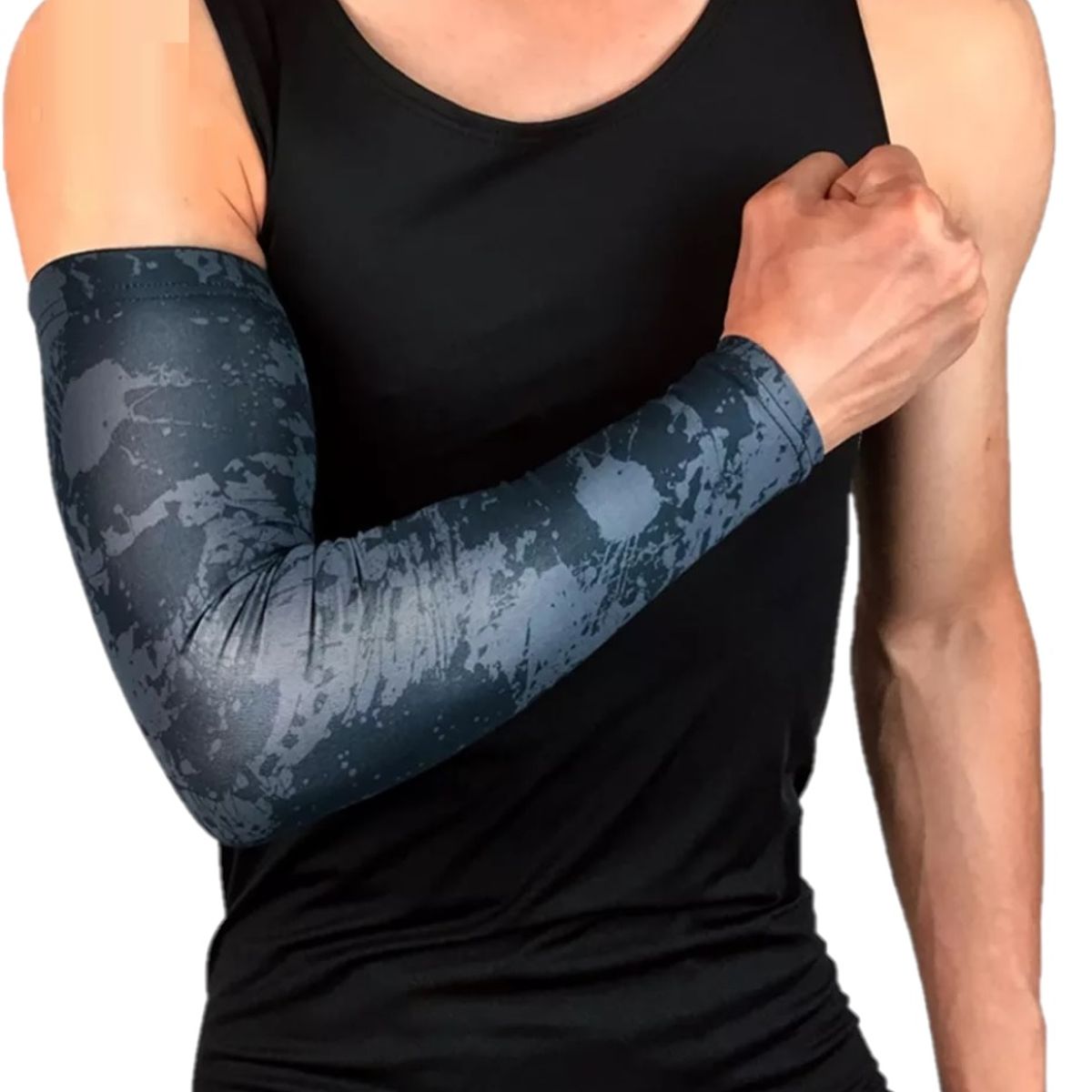 GENERICO - Mangas Deportivas Protección UV - NEGRO M