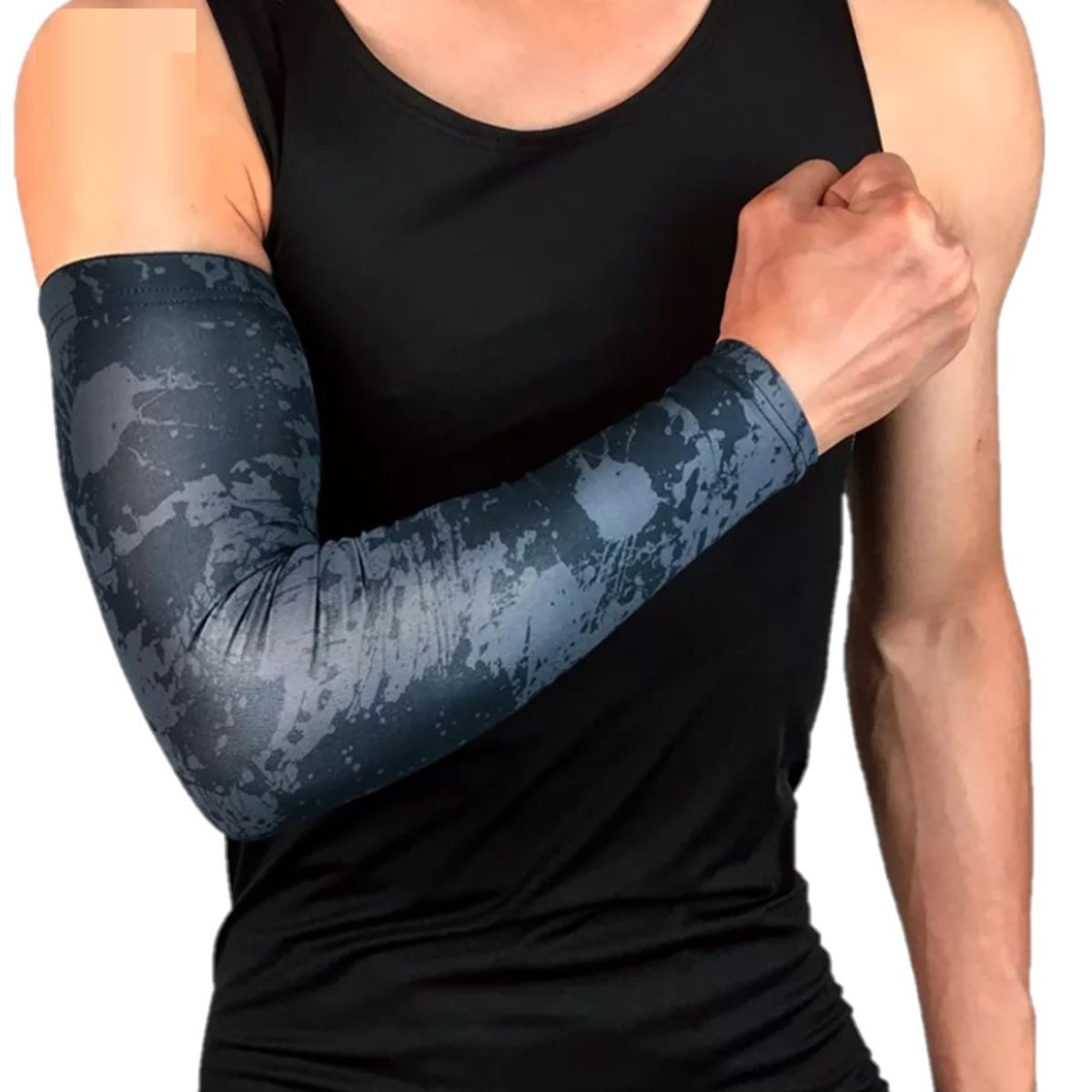 GENERICO - Mangas Deportivas Protección UV - NEGRO M