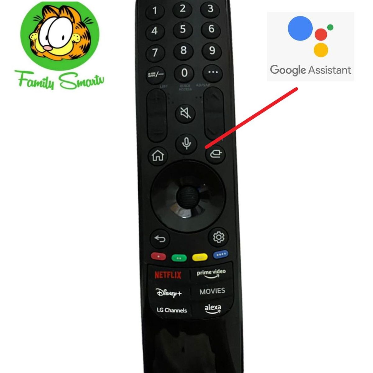 LG - Control Magic Remote LG Modelo Mr23 Con Botón Alexa Y LG Channels