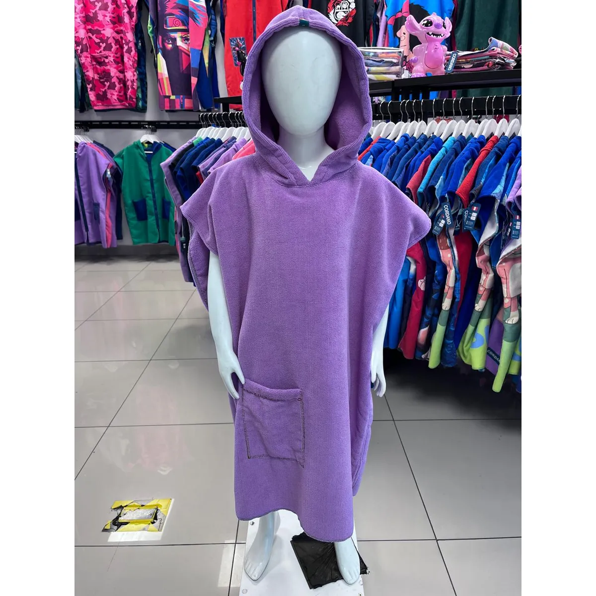 GENERICO - TOALLA CAMBIADOR CORDANO NIÑAS 5 A 7 AÑOS COLOR LILA