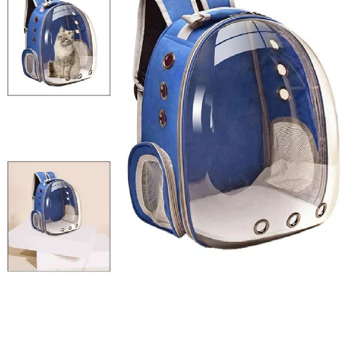 GENERICO - Mochila Transportartadora Para Gato Perro-Mascotas