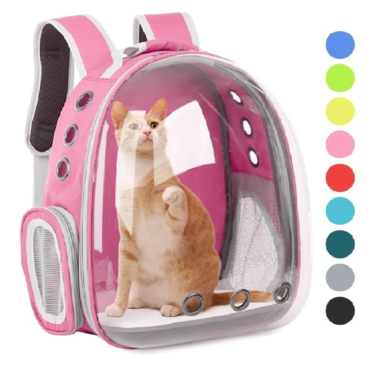 GENERICO - Mochila Transportartadora Para Gato Perro-Mascotas
