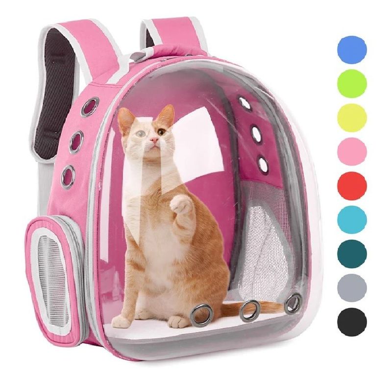 GENERICO - Mochila Transportartadora Para Gato Perro-Mascotas