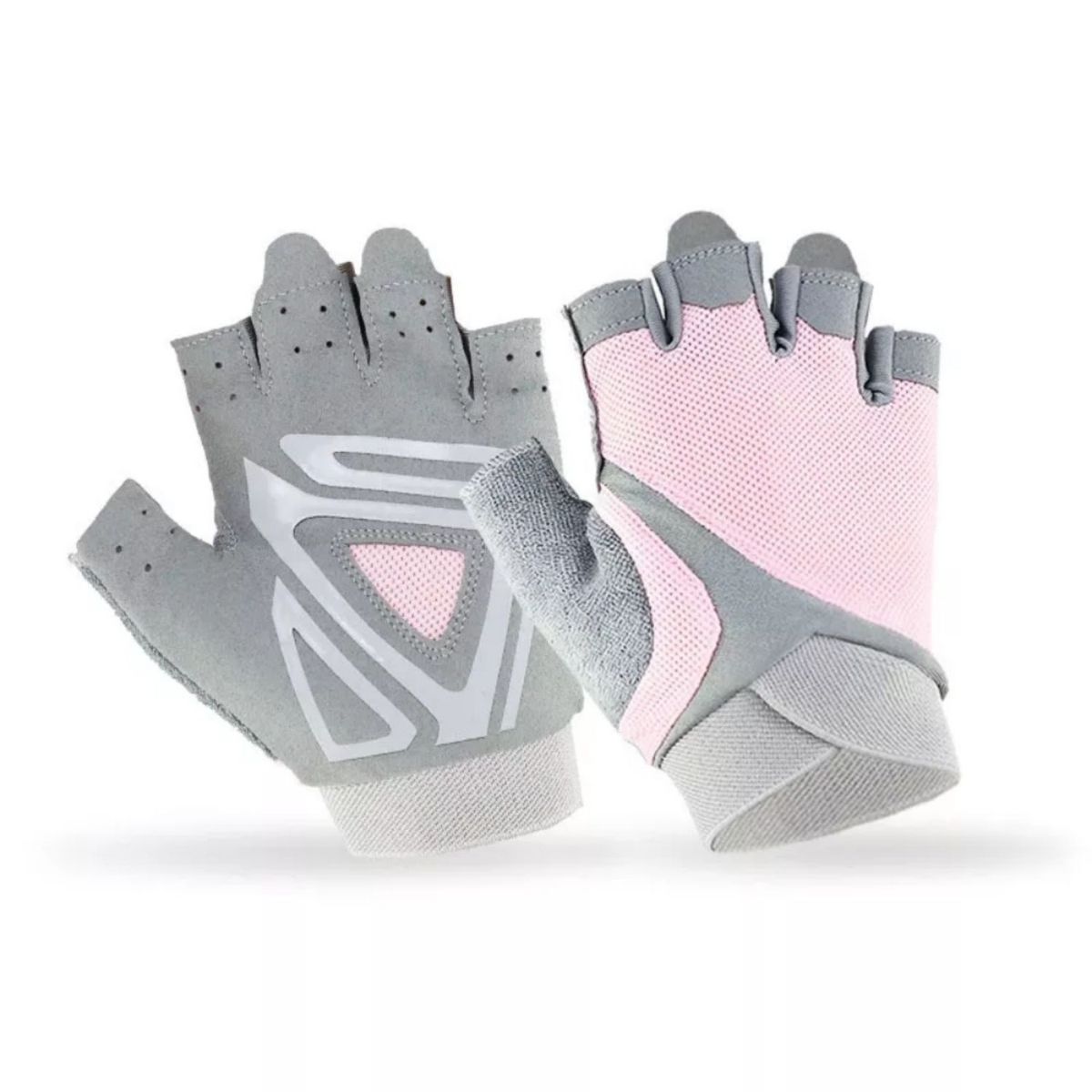 GENERICO - Guantes para Pesas GYM Dama Panal RosadoTalla M
