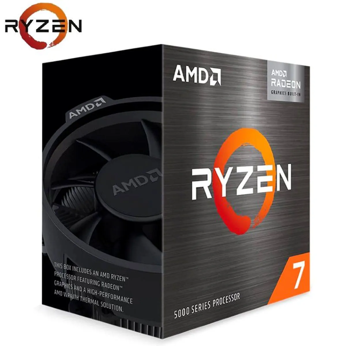 AMD - Procesador AMD Ryzen 7 5700G, 3.80 / 4.60GHz AM4