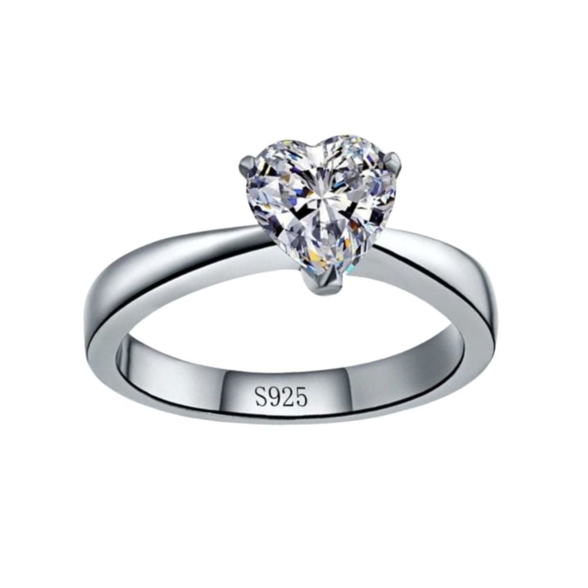 GENERICO - Anillo de Compromiso de Plata 925 Modelo 364