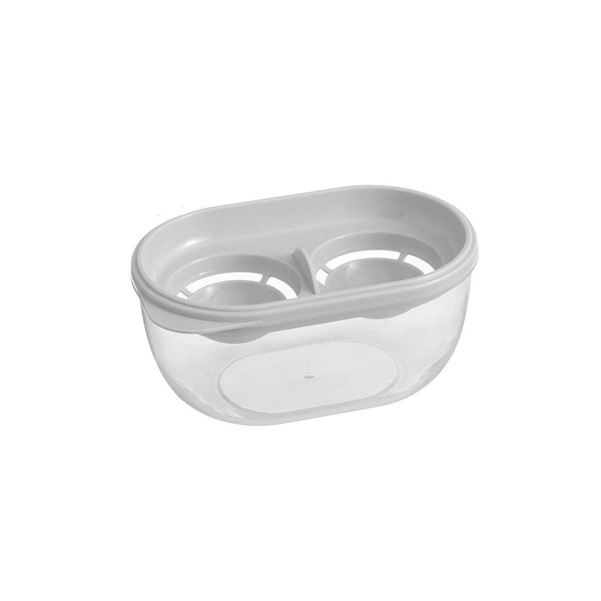 GENERICO - Separador de Clara de Huevo Recipiente Reposteria Color Blanco