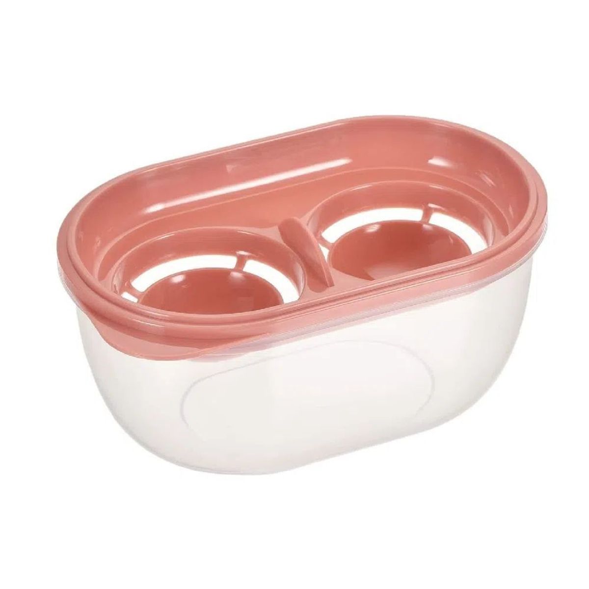 GENERICO - Separador de Clara de Huevo Recipiente Reposteria Color Rosado