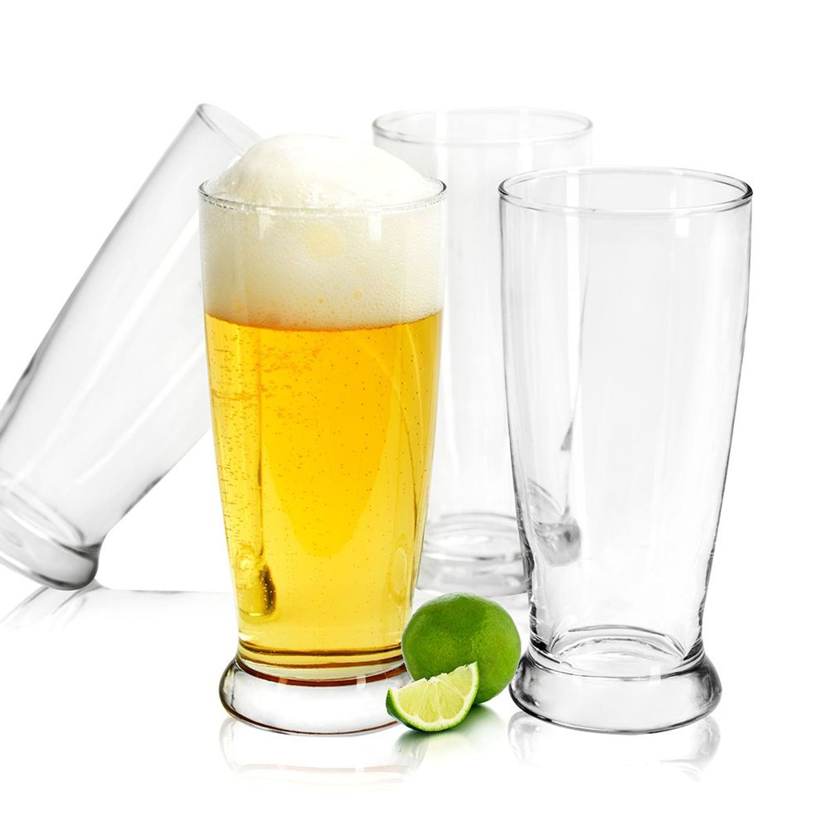 LIBBEY - Set de 4 Vasos Multiusos Cerveza / Refresco 355 ml. / 12 oz.
