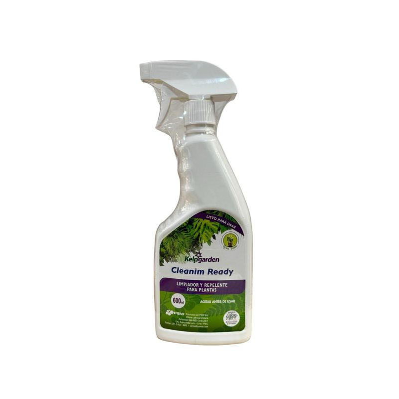GREEN SUPPLY - Cleanim Ready 600ml - Limpiador Abrillantador de Hojas de Plantas Pet Friendly