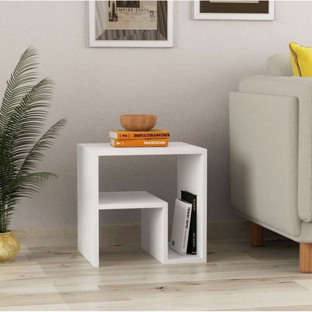VENTITAS HOME - Mesa Auxiliar Barcelona Ventitas Home Color Blanco