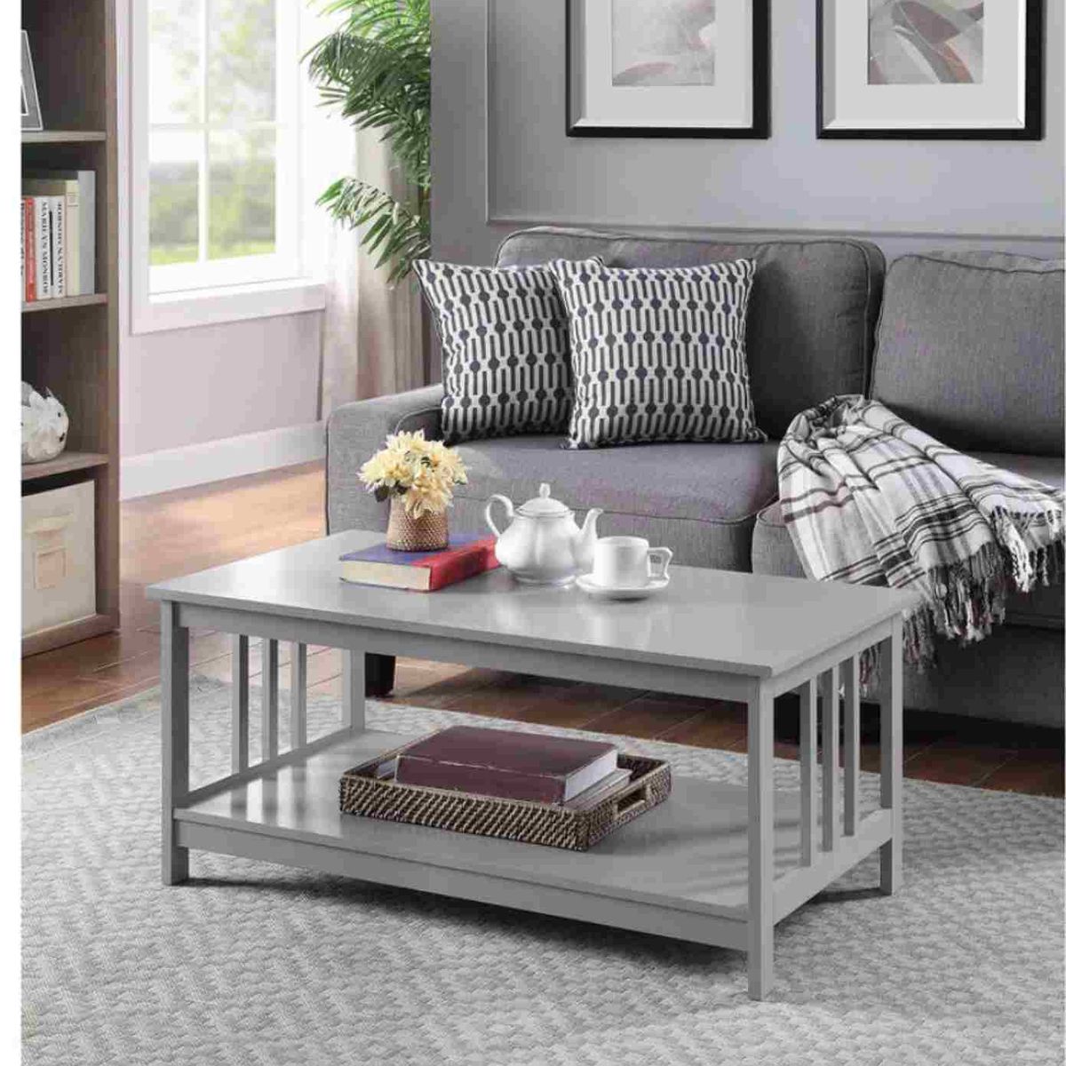 VENTITAS HOME - Mesa de Centro Industrial Moa Ventitas Home Gris