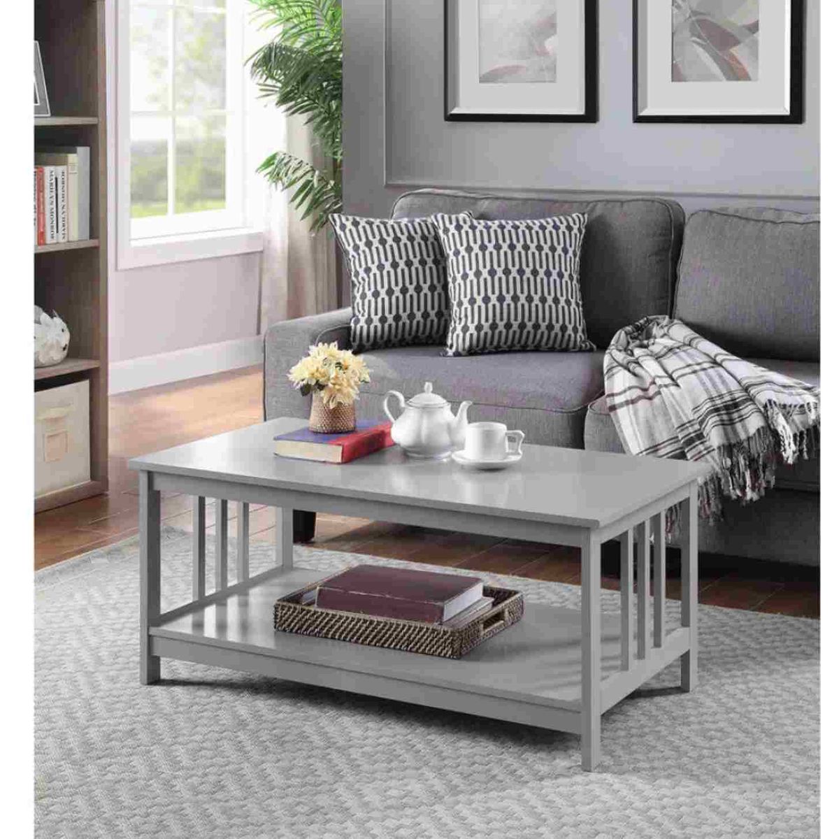 VENTITAS HOME - Mesa de Centro Industrial Moa Ventitas Home Gris